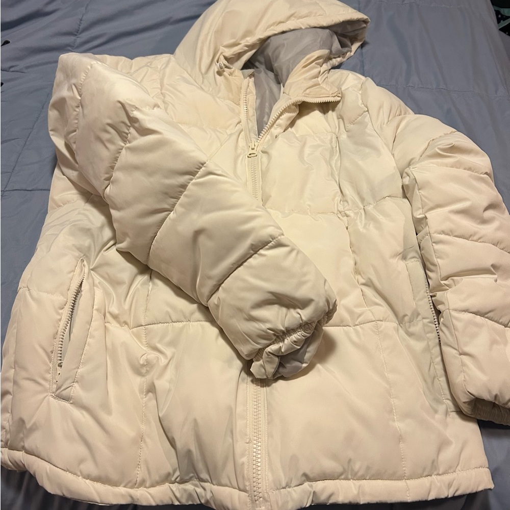 Cream Puffer Jacket